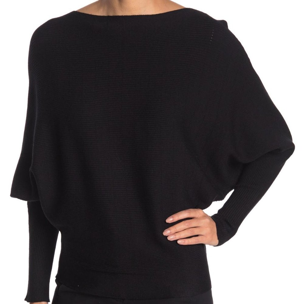 Philosophy Apparel - Black Dolman Sleeve Sweater